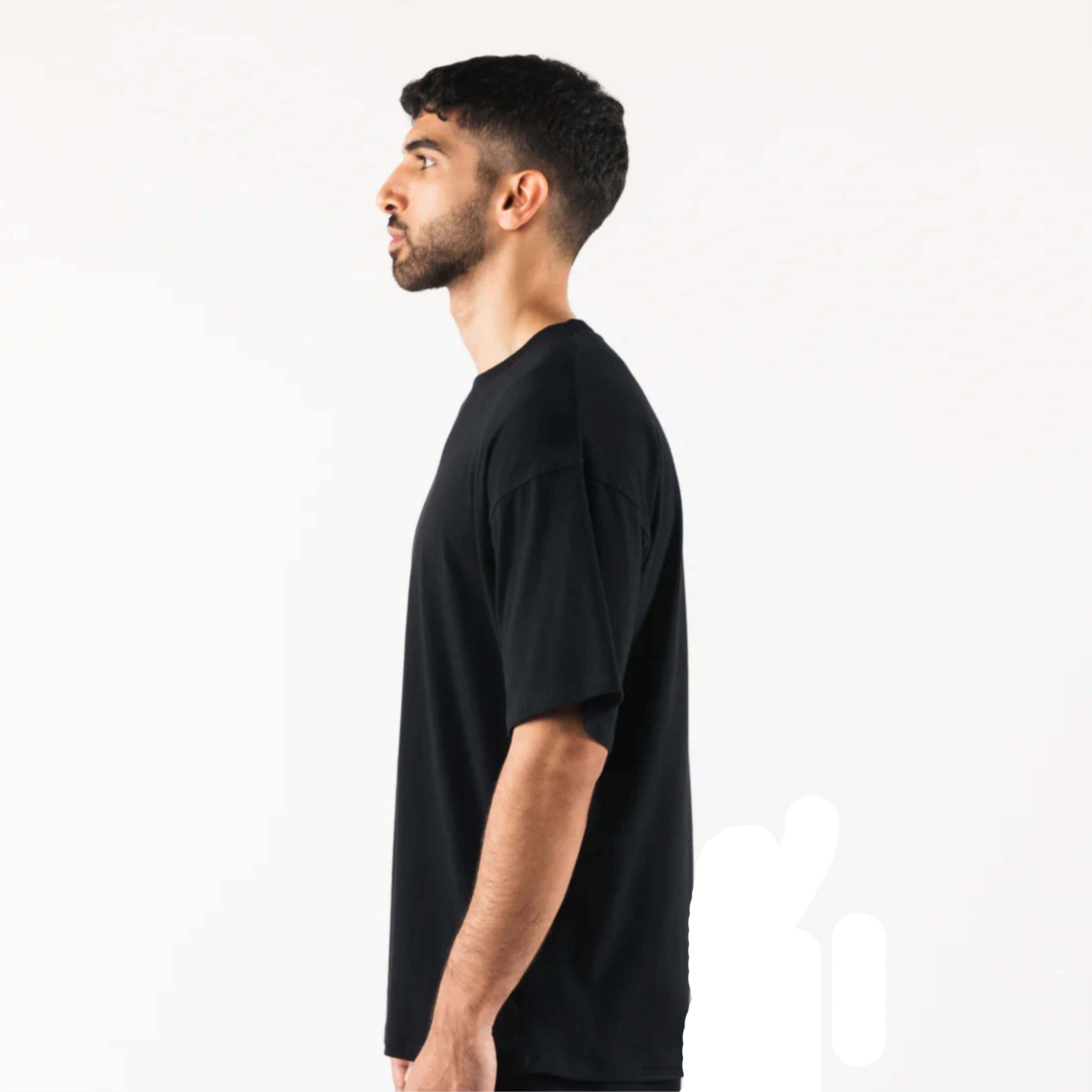 Premium 240 GSM Heavyweight Drop Shoulder T-Shirt | Custom Blank Oversized Streetwear Tee for Men