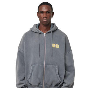 Full Zipper Hoodie Fashion Cotton Street Wear Sweatshirt Slim Fit Men Zip Up Hoodie Manufacturer High Quality Zipper Hoodies