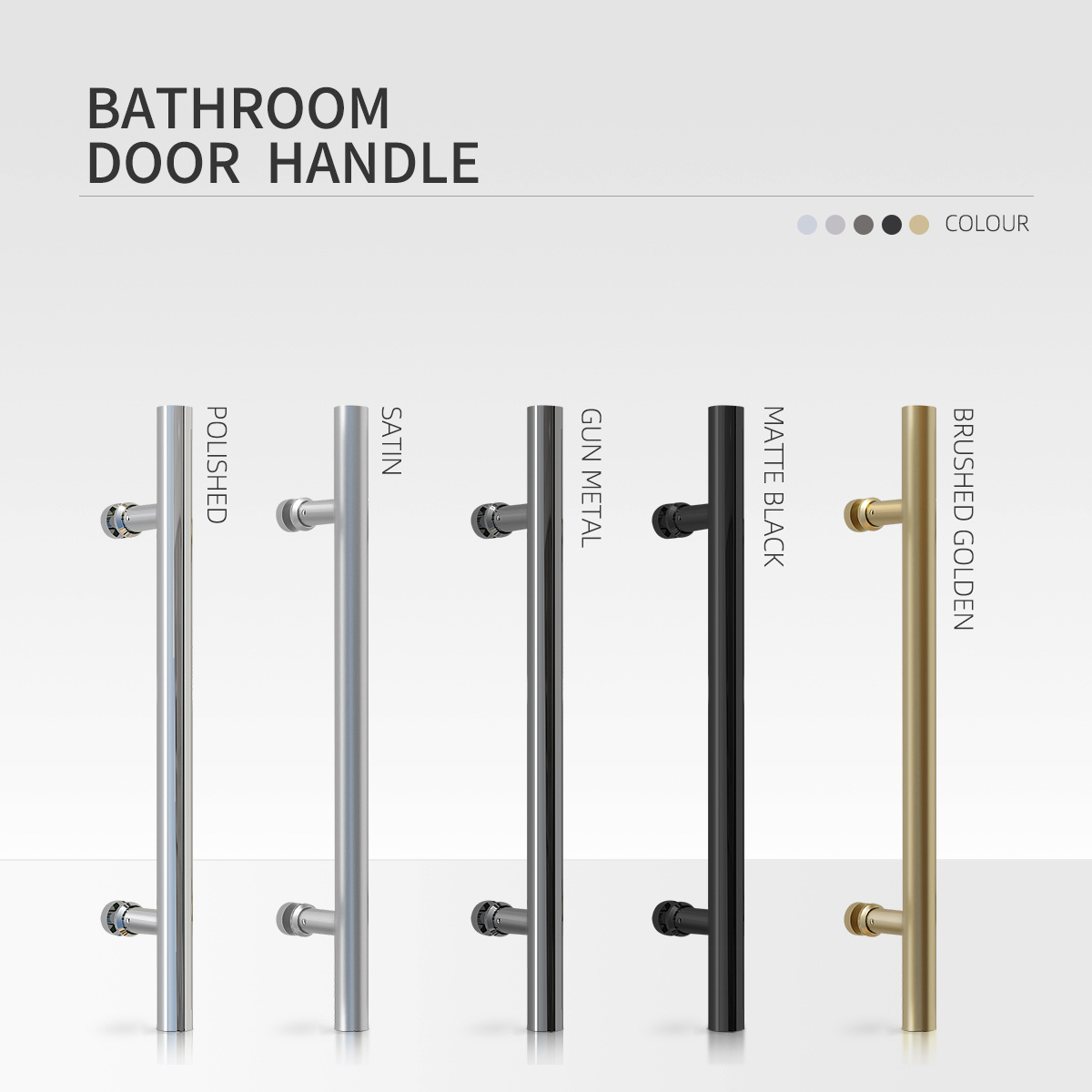 Stainless Steel Luxury Door Pull Handle For Glass Door