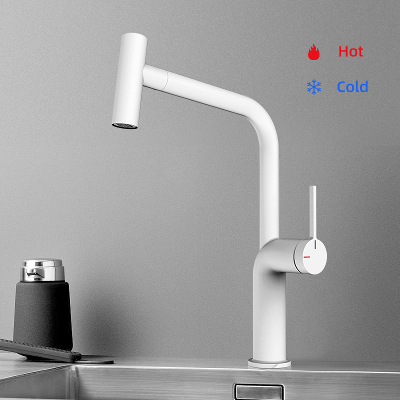 High end Kitchen Sink Faucet With Pull Out Sprayer Chrome Plating Sink Extender Faucet Kitchen Faucet Sink