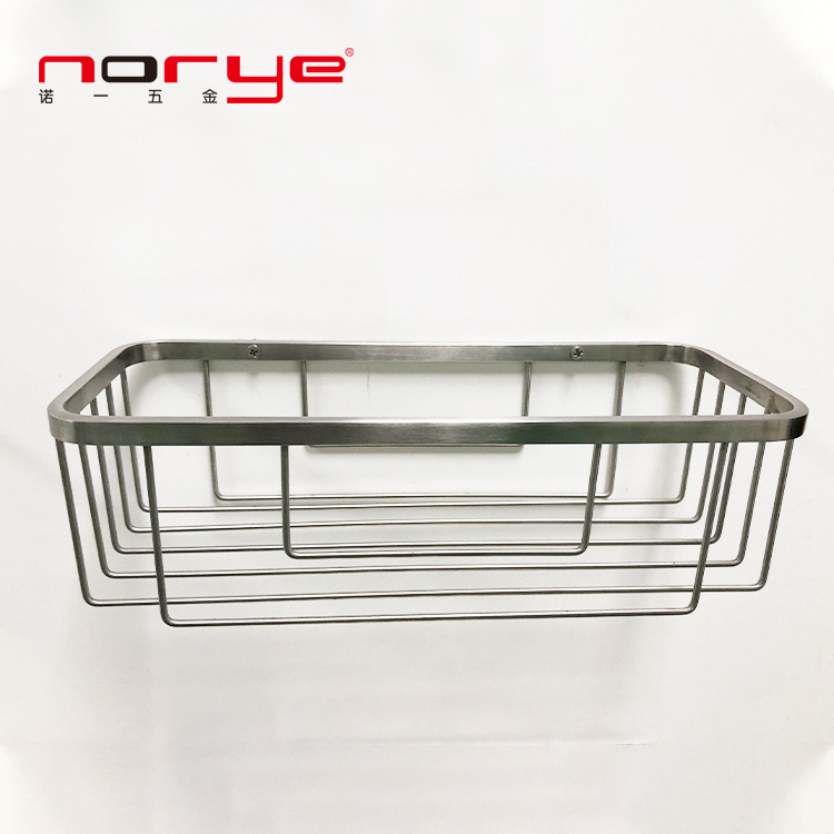 Wholesale Hanging Sink Caddy Rack Sponge Holder storage basket Shower stainless steel