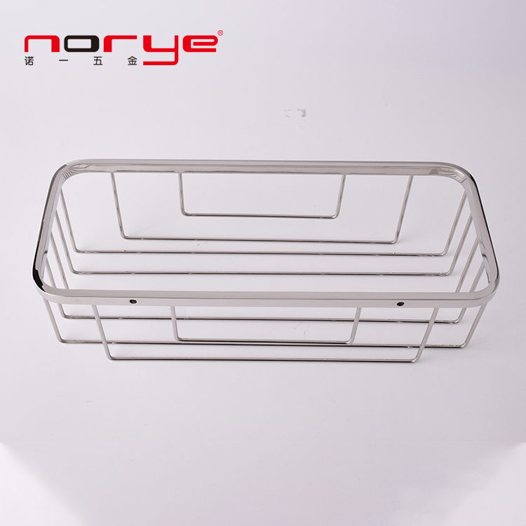 Wholesale Hanging Sink Caddy Rack Sponge Holder storage basket Shower stainless steel