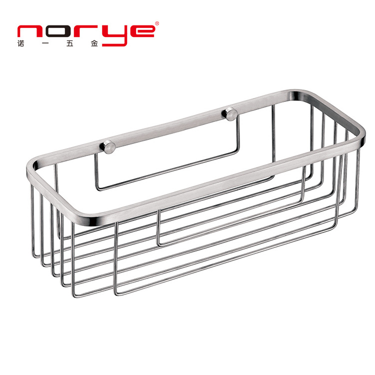 Wholesale Hanging Sink Caddy Rack Sponge Holder storage basket Shower stainless steel