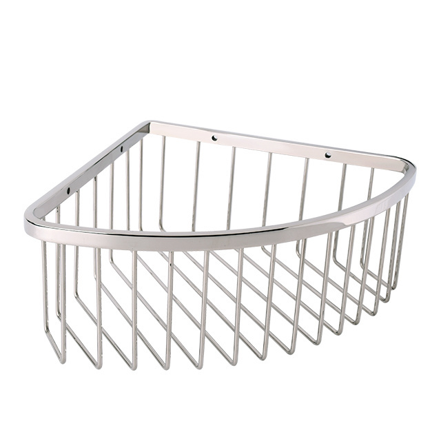 High Quality Stainless Steel polished chrome wall mount corner shower Caddy for Bathroom