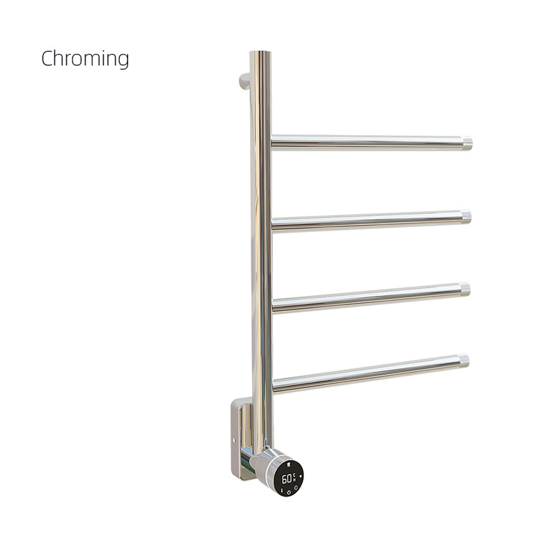 Modern Design Heated Bars Hot Towel Rail Bath Vertical Heated Towel Rack Electric Wall-Mounted Towel Warmer Rack