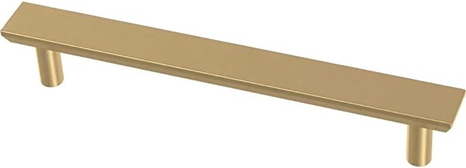 Bayview Brass Simple Chamfered Pull, Cabinet Handles and Drawer Pulls for Kitchen Cabinets and Dresser Drawers, 5-1/16 Inch