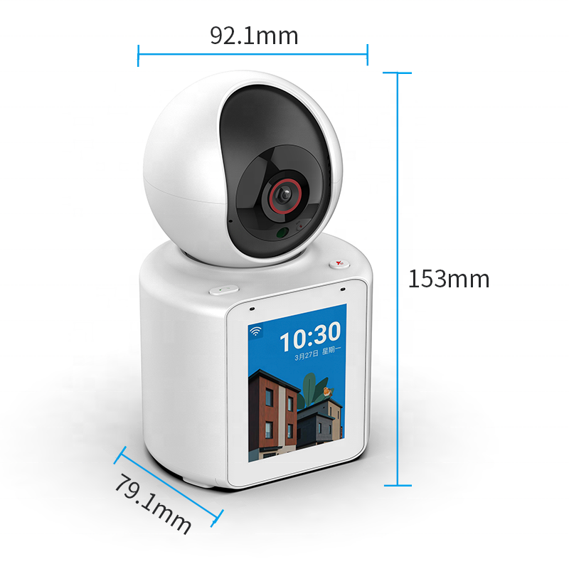 Hd 1080p Wifi 2.8in Ips Screen One Click Video Call Camera Night Vision Motion Detection Baby Monitor Home Surveillance