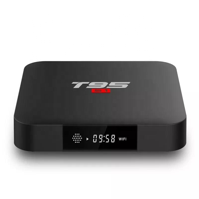 2022 New T95S1 Android 7.1 TV Box Quad Core S905W 1GB 2GB 8GB 16GB 4K 2.4G Wifi Media Player Indian Channels Set Top Box