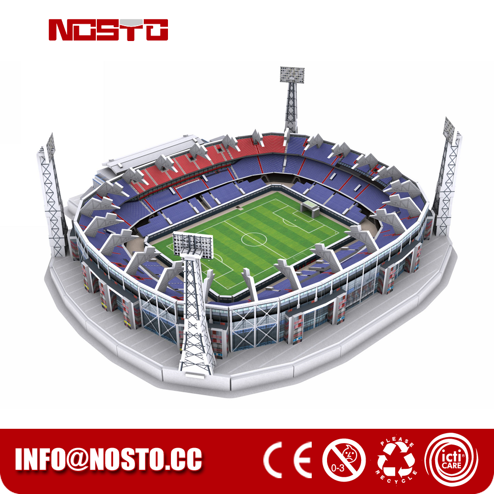 Foam Puzzle 3D Stadium Manufacturer Welcome Customized Design 3D Puzzle Model Building Kit