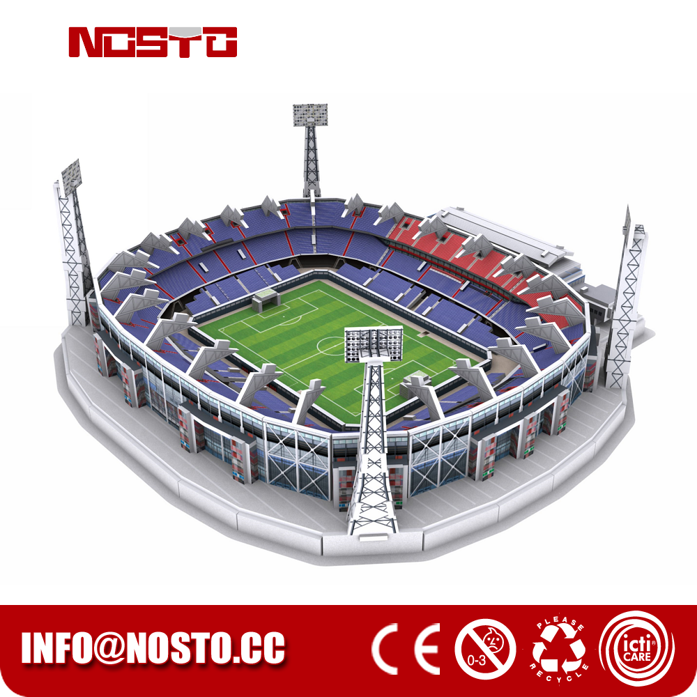 Foam Puzzle 3D Stadium Manufacturer Welcome Customized Design 3D Puzzle Model Building Kit