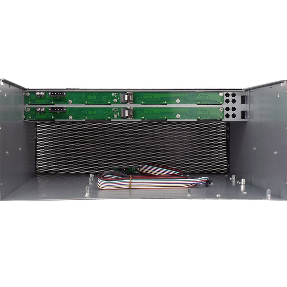 4U Rackmount Server case with 8 Hot-Swappable SATA/SAS Drive Bay, MiniSAS /SATA connector