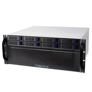 4U Rackmount Server case with 8 Hot-Swappable SATA/SAS Drive Bay, MiniSAS /SATA connector