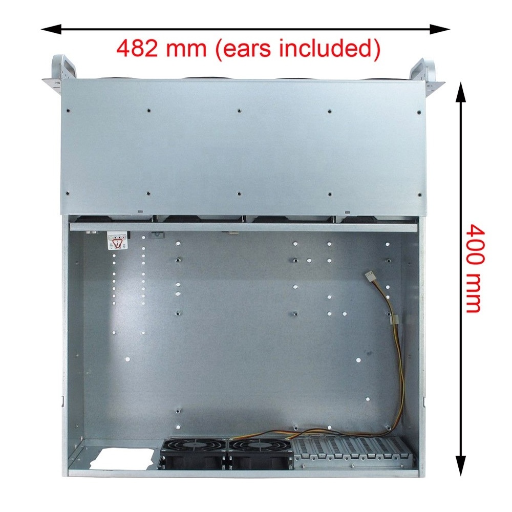 4U Rackmount Server case with 8 Hot-Swappable SATA/SAS Drive Bay, MiniSAS /SATA connector