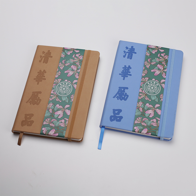 Custom Fancy Hardcover Student Notebook with Bookmark Journal Notebook Printing