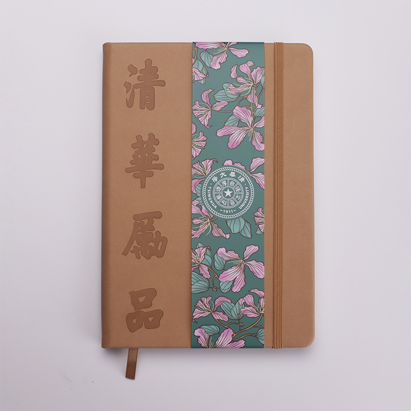 Custom Fancy Hardcover Student Notebook with Bookmark Journal Notebook Printing