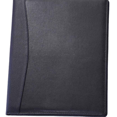 High quality a4 size hardcover file folder with business card holder