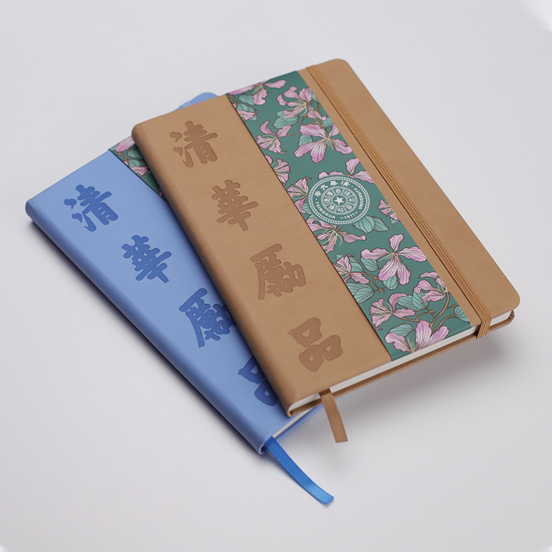 Custom Fancy Hardcover Student Notebook with Bookmark Journal Notebook Printing