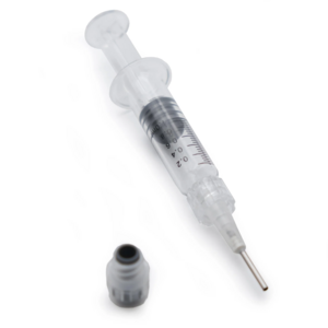 Best selling luer lock glass prefilled oil syringe 1ml packaging with 16g needle