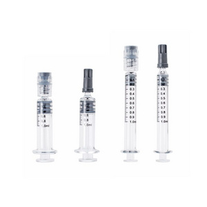 Glass container 1g luer lock oil distillate syringe 1ml concentrates packaging