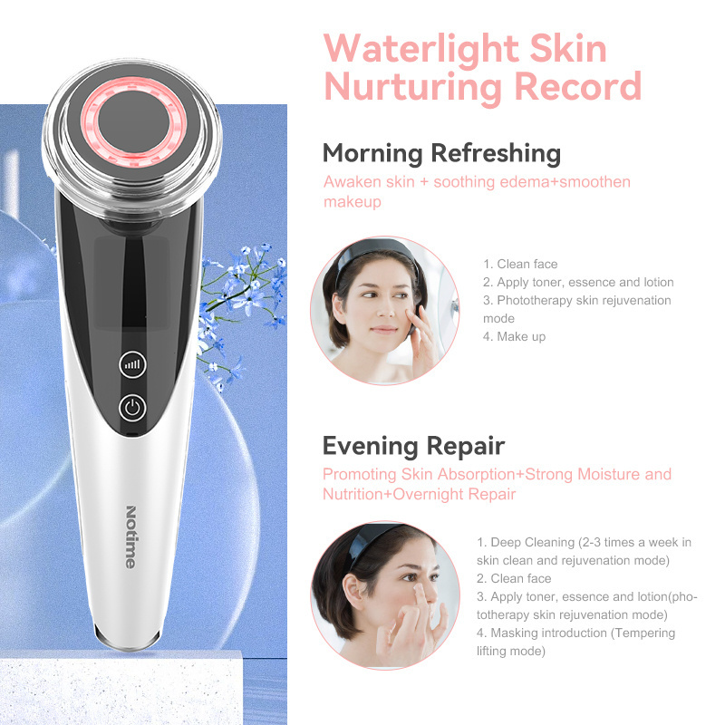 Notime Private Label Skin Care Beauty Tool Facial Cleanser Facial Cleansing Device Multi Functional Beauty Equipment