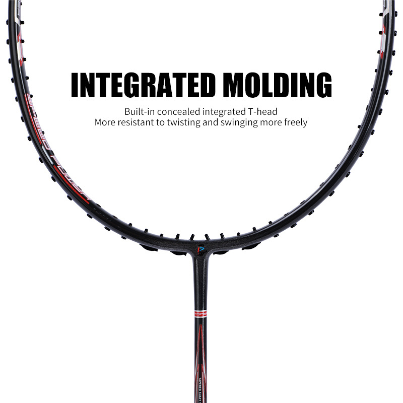 Cheap half racquet top brand 8U parts frame of badminton carbon fiber professional high quality badminton racket for outdoor