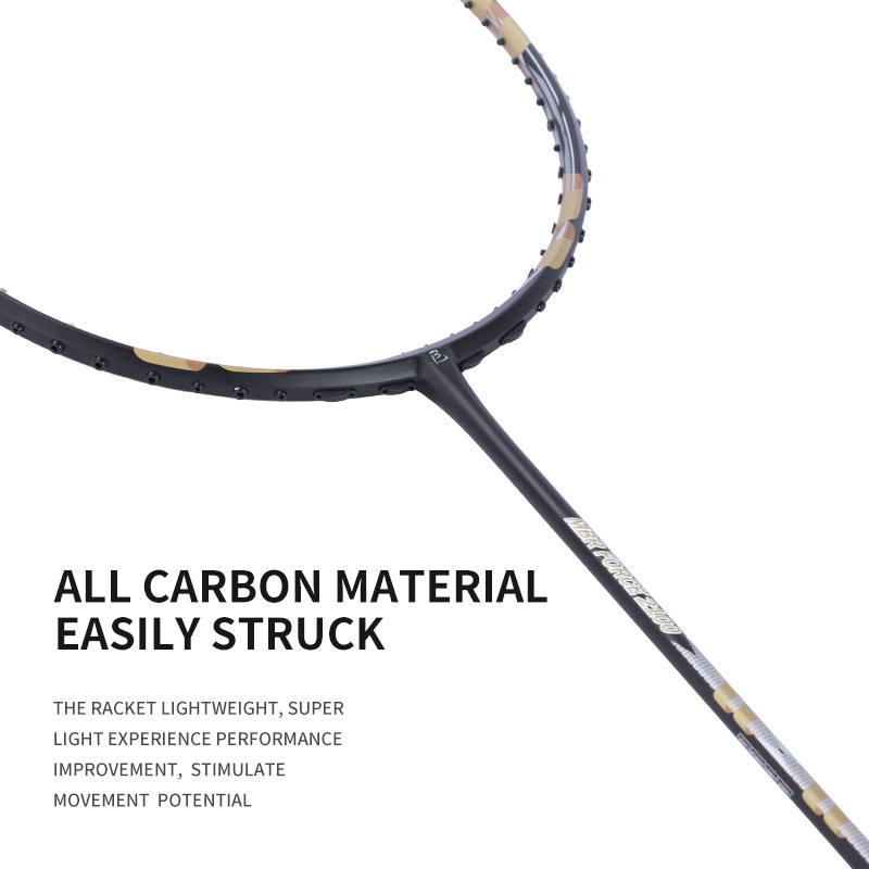 Hot sale profesional play 30 T carbon fiber 2 piece molding 4U max 35LBS badminton racket