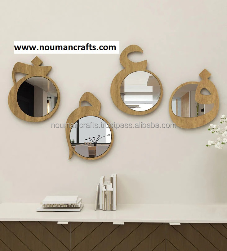 high quality wall mirror arabic letter / calligraphy wall mirror for living room