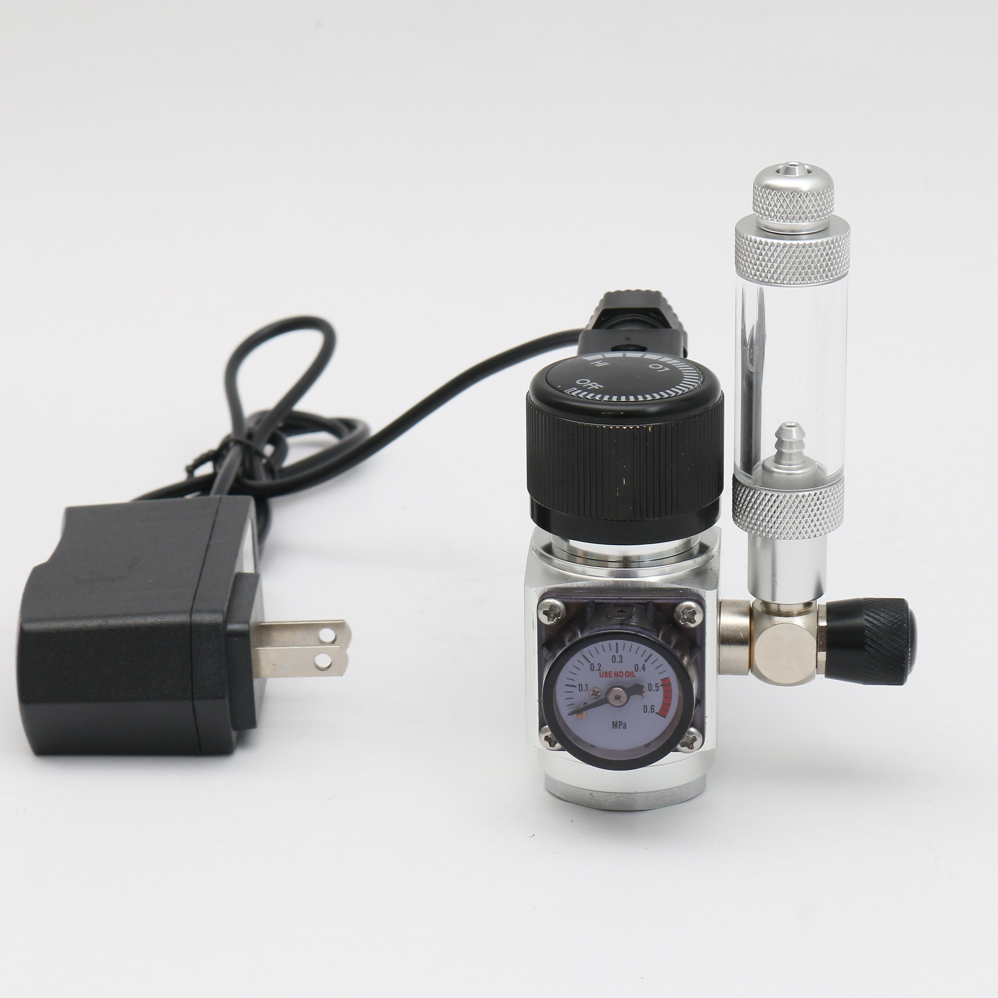 Aquarium co2 regulator or Carbon Dioxide Reactor Kit with low power solenoid valve