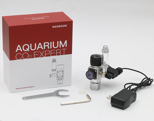 Aquarium co2 regulator or Carbon Dioxide Reactor Kit with low power solenoid valve