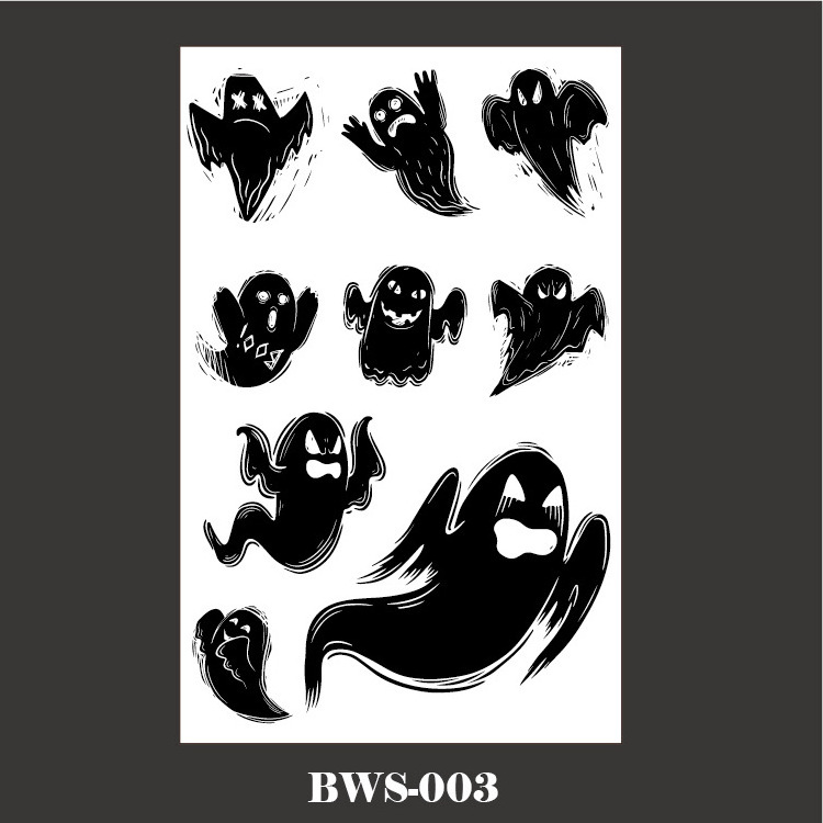 Wholesale direct sales black bat tatoo stickers with factory price