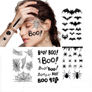 Wholesale direct sales black bat tatoo stickers with factory price