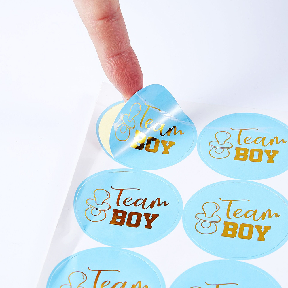 Customized food grade eco-friendly gilded stickers by manufacturers for the sale of fruits and vegetables