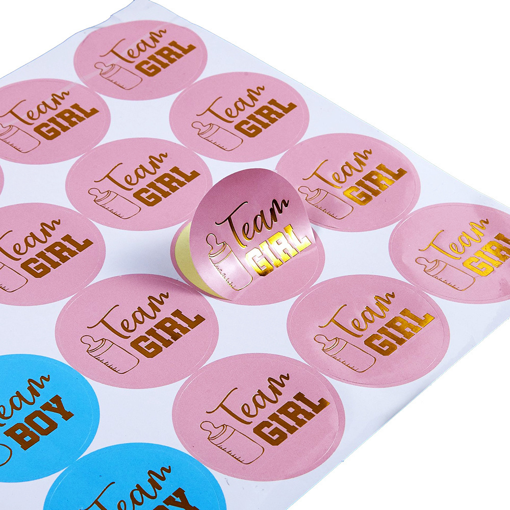 Customized food grade eco-friendly gilded stickers by manufacturers for the sale of fruits and vegetables