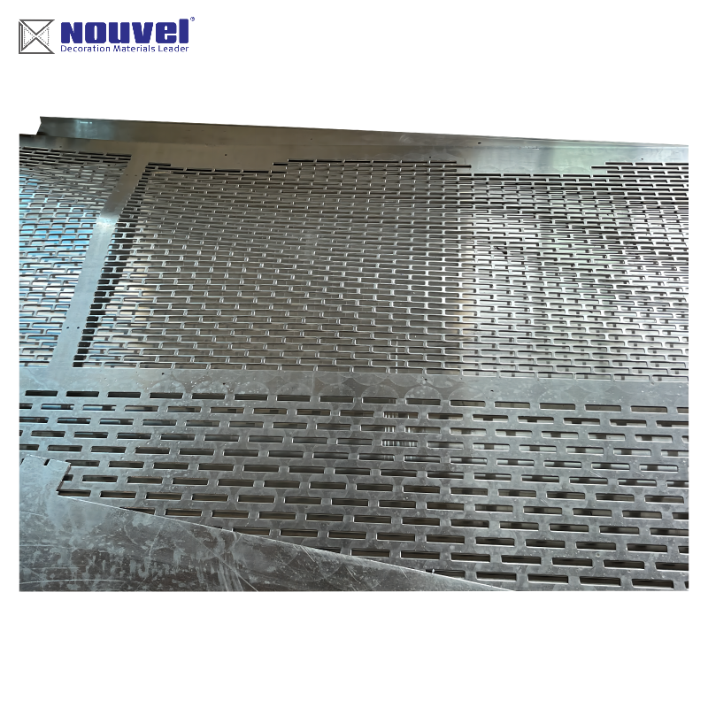 1mm Hole Customized round hole Aluminum Perforated Metal Mesh Speaker Grille Sheet