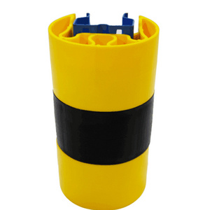 Plastic structural column protection rack upright post protectors