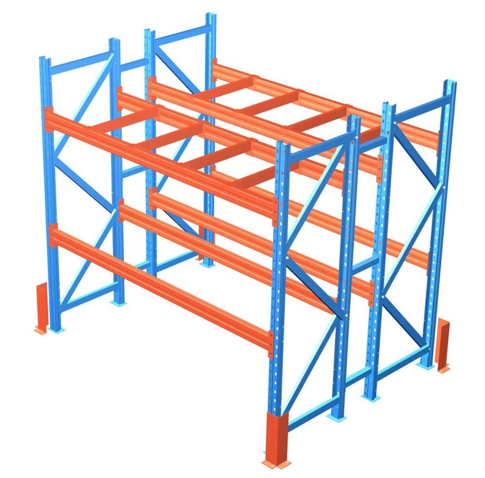 NOVA industrial Heavy duty blue uprights pallet storage rack