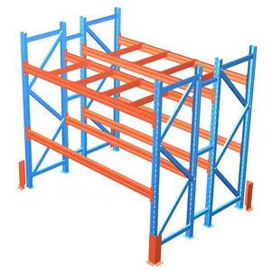 NOVA industrial Heavy duty blue uprights pallet storage rack