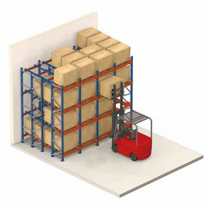 NOVA Cold Storage High Density inventory Lifo Racking, First in Last Out Push Back Pallet Rack/