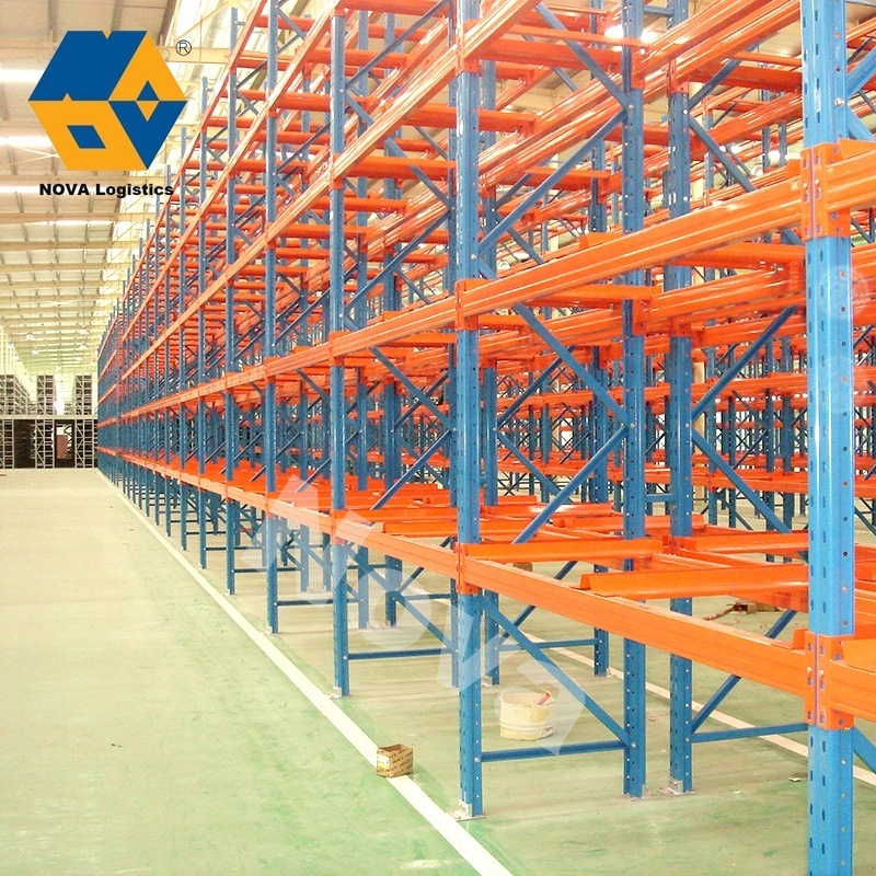 NOVA Industry Warehouse Steel Adjustable Shelf, Automation Equipment Heavy Duty Pallet Racking/