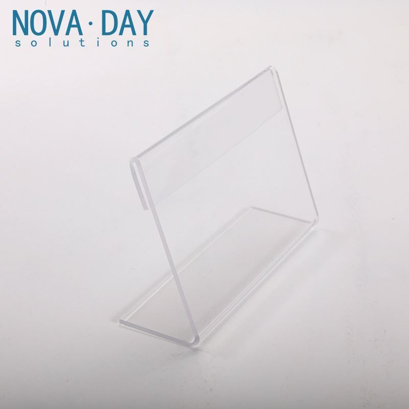 Novaday Custom Office Desktop Conference Table Label Clear Acrylic Sign Holder for Advertising