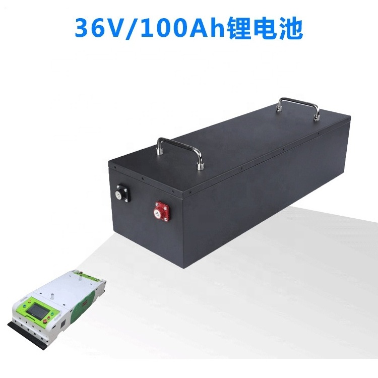 Rechargeable lithium LFP battery pack 36V e bike battery 36v 100ah for AGV Car Golf cart