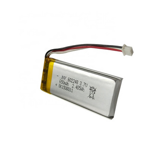 BIS KC IEC62133 certified 502248 602248 902248 500mAh 650mAh 1050mAh battery for vaporiser pen