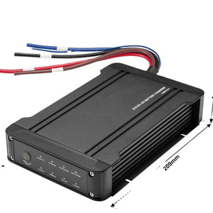 12V/24V 30A/15A Dual Inputs Booster dc dc  battery charger with mppt for moving vehicles