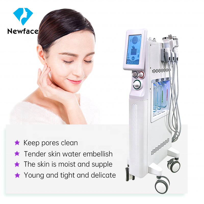 OEM 6 in 1 Small Bubble Water Oxygen Jet Peel Microdermabrassion Mist Spray Aqua Cryo Facial machine Manufacturer Factory Supply