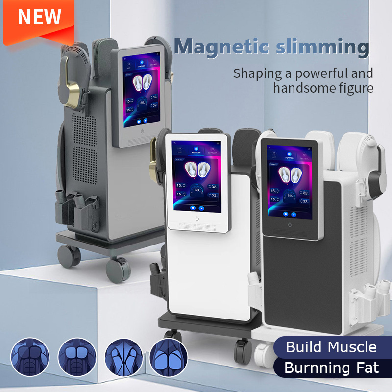 Emszero Body Sculpting Pro newest EMS machine slimming cellulite loss machine RF 4 paddles EMS muscle machine