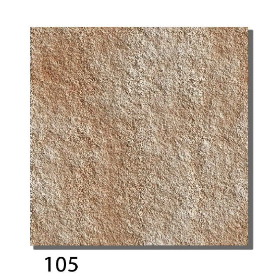 Porcelain Tiles 300x300mm Model 105 in Porcelain Material for Hotel Exterior Floor Tiles in Rustic Surface Plain Colors by Novac