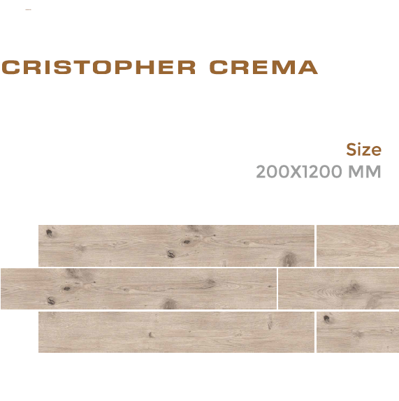 Wooden planks in 20x120cm Vitrified Porcelain wood tile in punch effect for Interior Flooring in Model 