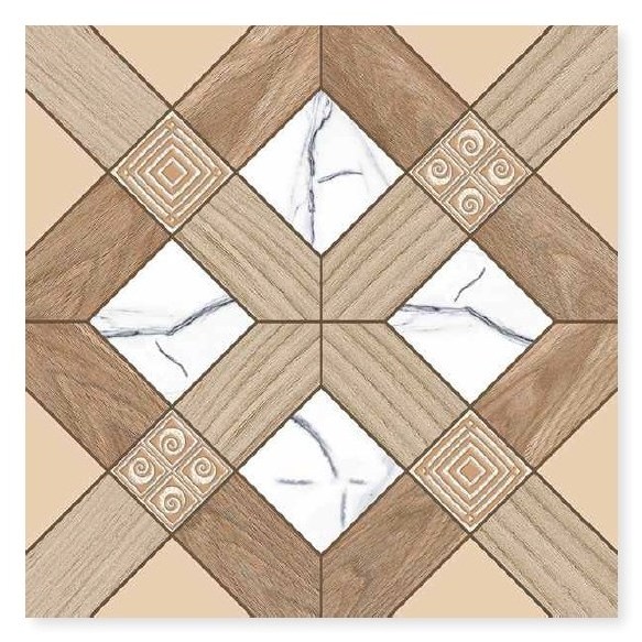 Model 80081 in 396x396mm Ceramic Floor Tiles for Satin Matte Surface Finish Indian Ceramic Tiles Best Tile by Novac Ceramic