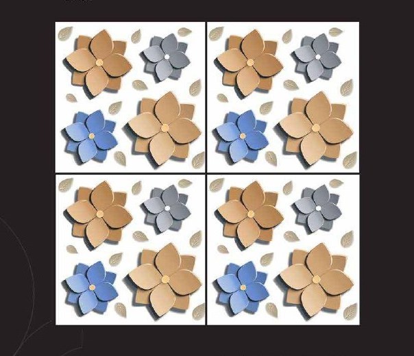 3D Tiles In Model 3D-32 600x600mm Tiles By Novac Ceramic LLP India Vitrified & Glossy Finish Tiles For Room's  Wall & Floor Use