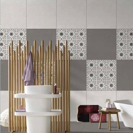 Moroccan_No 211 With HL Dk & LT 600x600mm Satin Matt Finish By Novac Ceramic LLP India Vitrified Tiles Changing Room For Wall